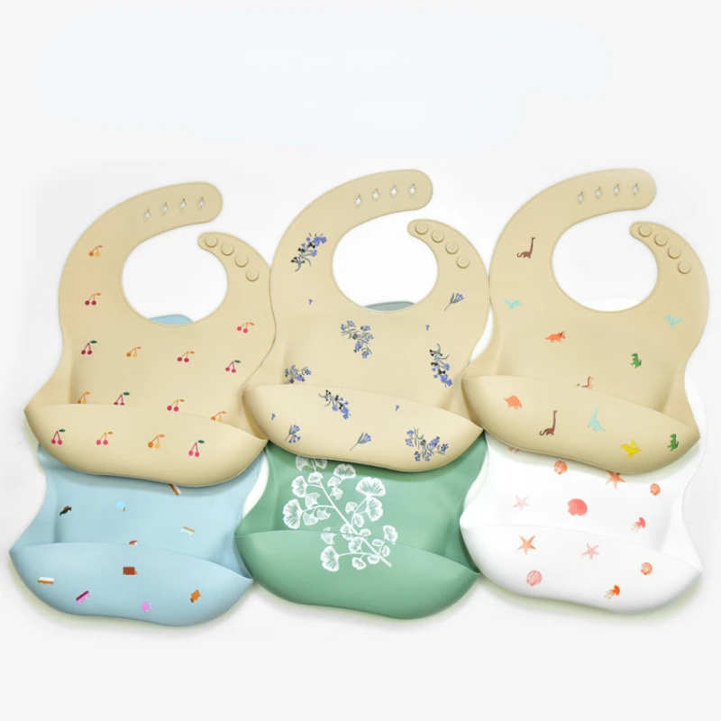 INS Baby Bibs BPA الحرة مقاوم - مراجعة Waterproof Baby Bibs Silicone وسعره