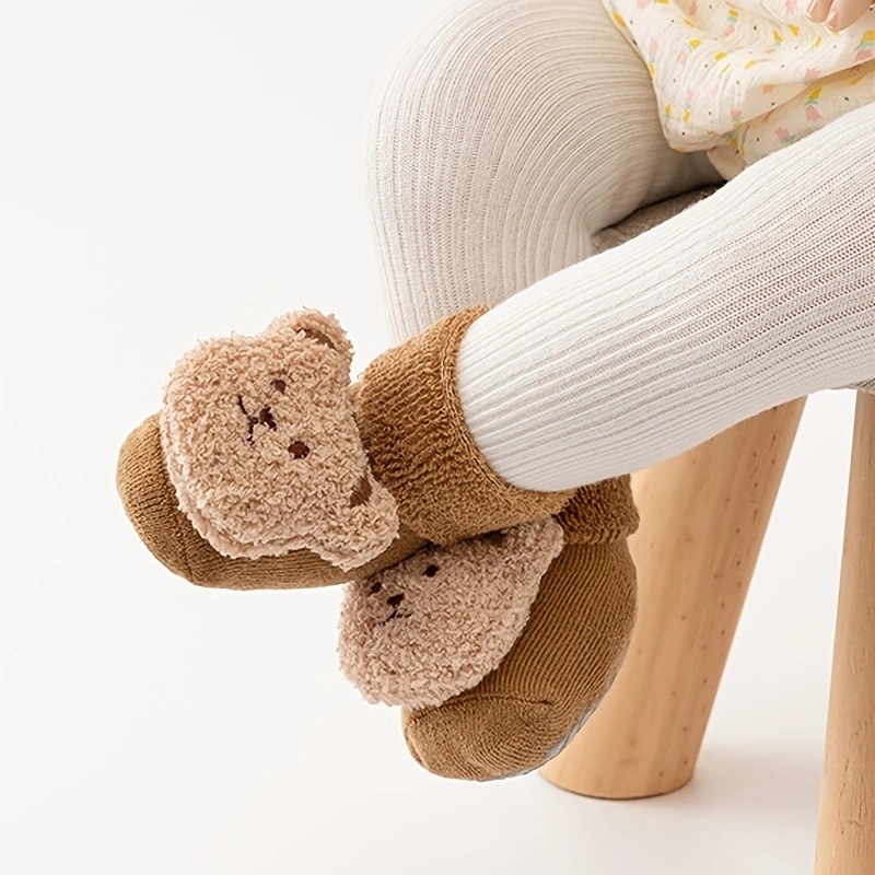 جوارب أطفال قطنية سميكة ودافئة - مراجعة Unisex Baby Socks Non Slip وسعره