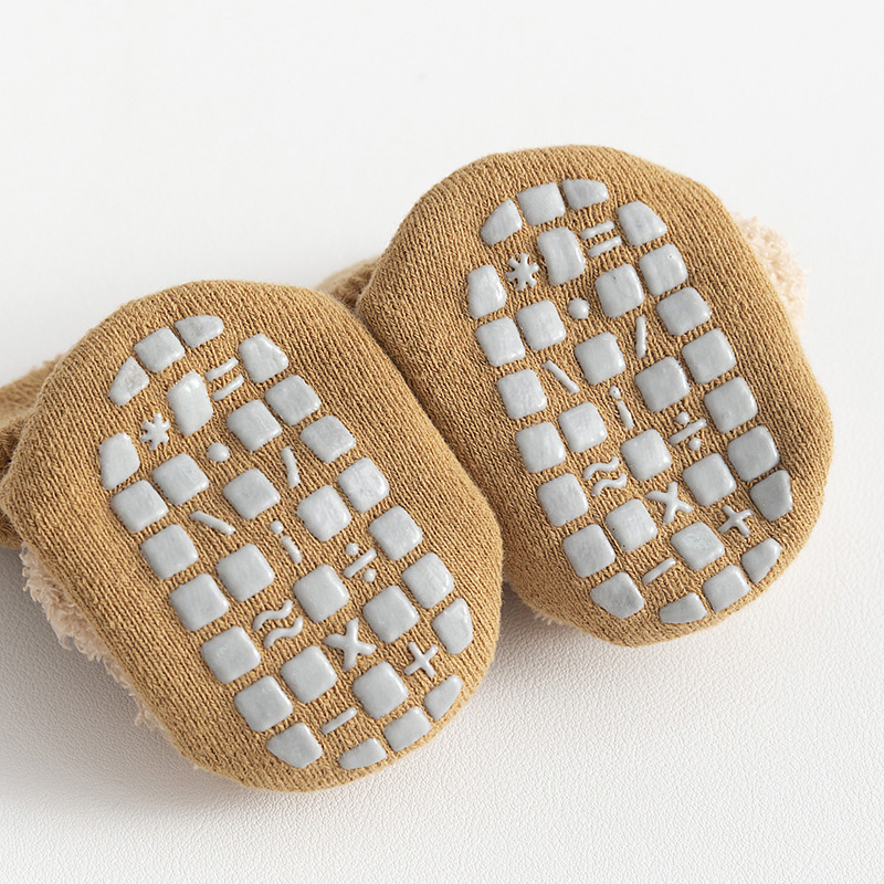 جوارب أطفال قطنية سميكة ودافئة - مراجعة Unisex Baby Socks Non Slip وسعره