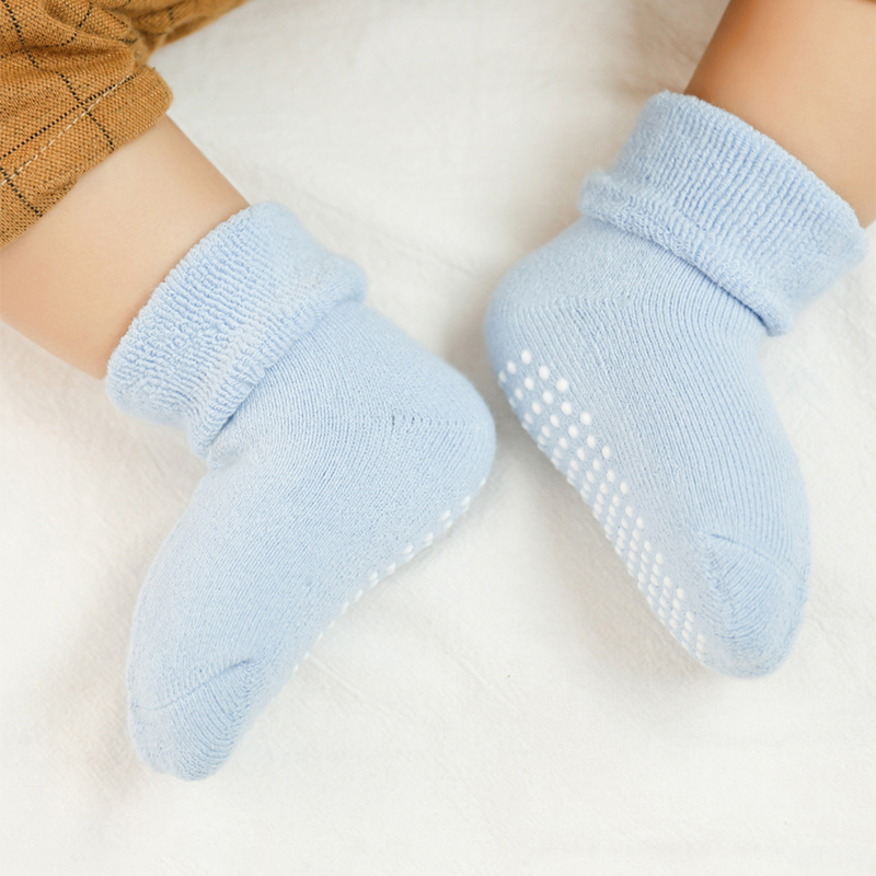 6 أزواج من جوارب الأطفال المصن - مراجعة Unisex Baby Socks Non Slip وسعره