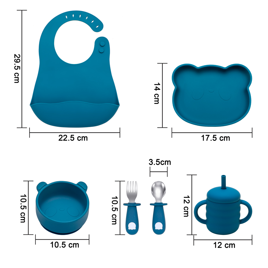 دروبشيبينغ مركز استحمام الطفل  - مراجعة Waterproof Baby Bibs Silicone وسعره